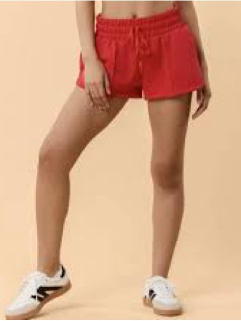 Blogilates Marshmallow Dolphin Short in Red NWT Size XL